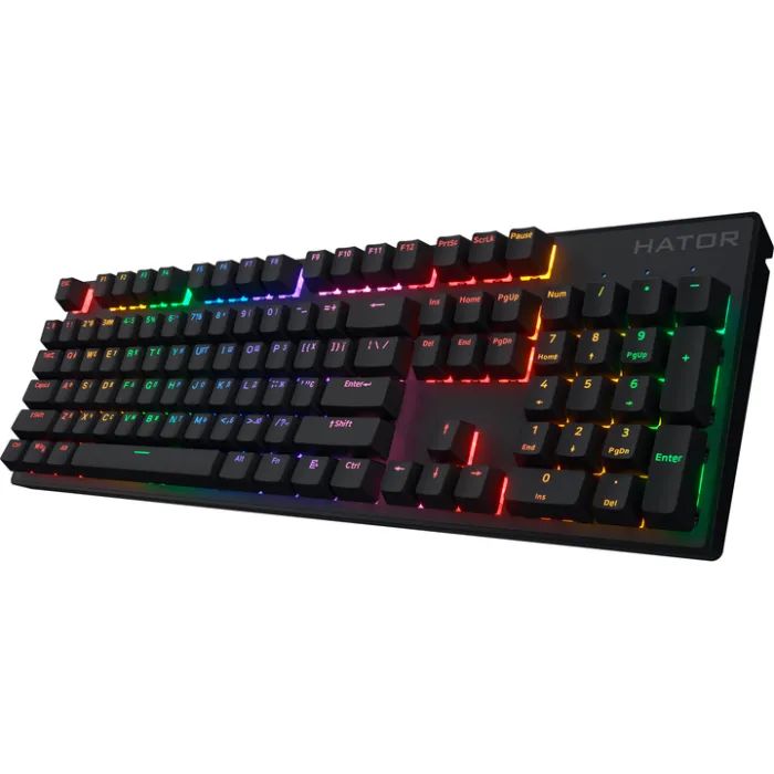 Клавиатура Hator Icefall Mecha Rainbow Wireless/USB Black (HTK204UA) изображение 3
