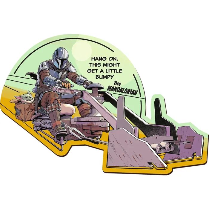 Пазл Trefl Wooden Star Wars Мандалорець - возз'єднайтеся 160 елементів (5900511201871) зображення 2