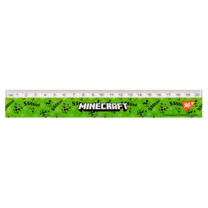 Лінійка Yes Minecraft Spring 20 см (370666) зображення 2