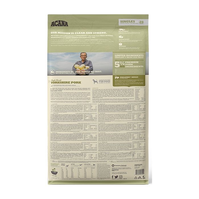 Сухой корм для собак ACANA Yorkshire Pork 6 кг (0064992572600) изображение 2