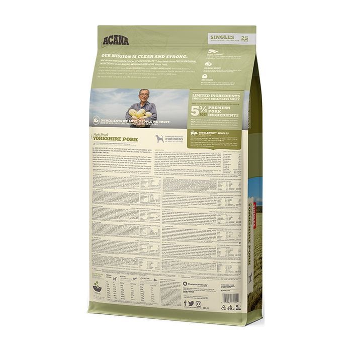 Сухой корм для собак ACANA Yorkshire Pork 6 кг (0064992572600) изображение 4