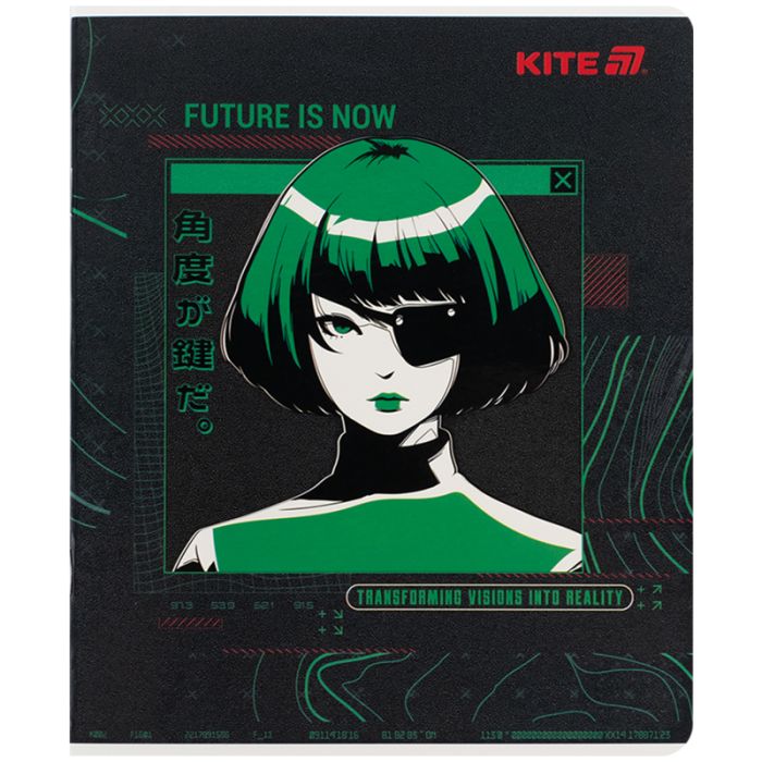 Тетрадь Kite Anime, 24 листа, клетка (K25-238-1) изображение 11