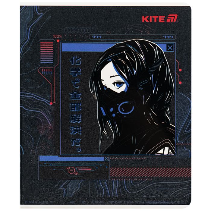 Тетрадь Kite Anime, 24 листа, клетка (K25-238-1) изображение 3