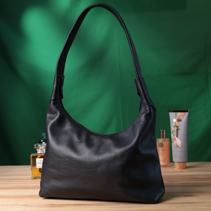 Сумка Shvigel Из натуральной кожи флотар Черная (22827) изображение 10