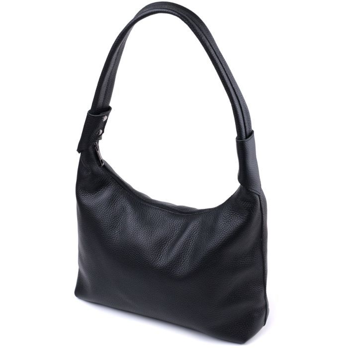 Сумка Shvigel Из натуральной кожи флотар Черная (22827) изображение 2