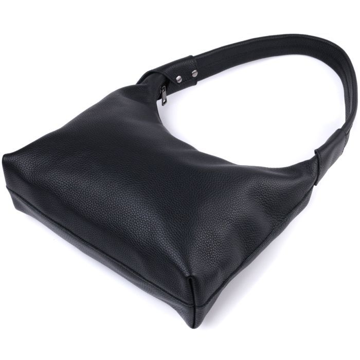 Сумка Shvigel Из натуральной кожи флотар Черная (22827) изображение 6