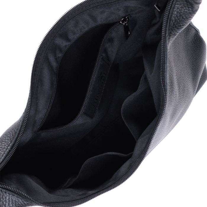 Сумка Shvigel Из натуральной кожи флотар Черная (22827) изображение 7