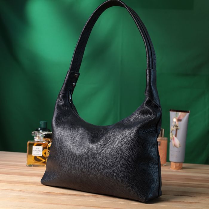 Сумка Shvigel Из натуральной кожи флотар Черная (22827) изображение 9