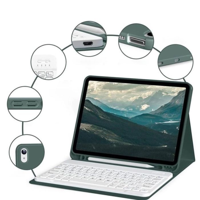 Чехол для планшета BeCover with keyboard Apple iPad Mini 6 2021 Black (712986) изображение 3