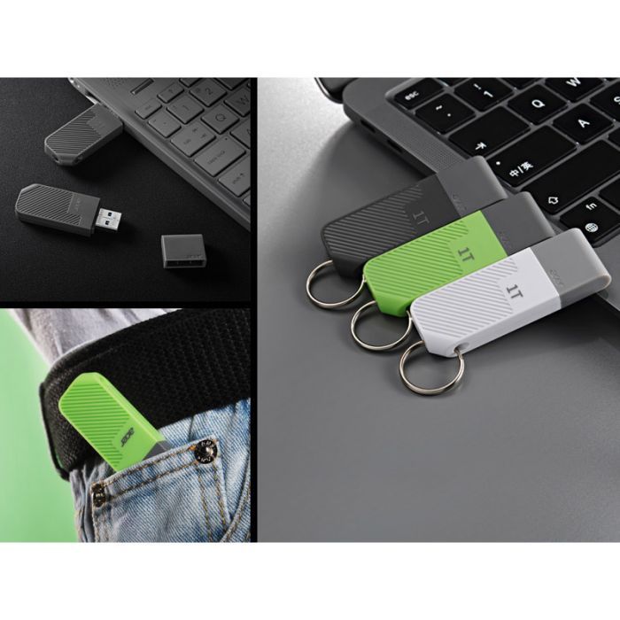 USB флеш накопитель Acer 32GB UP300 Black USB 3.2 (BL.9BWWA.525) изображение 9