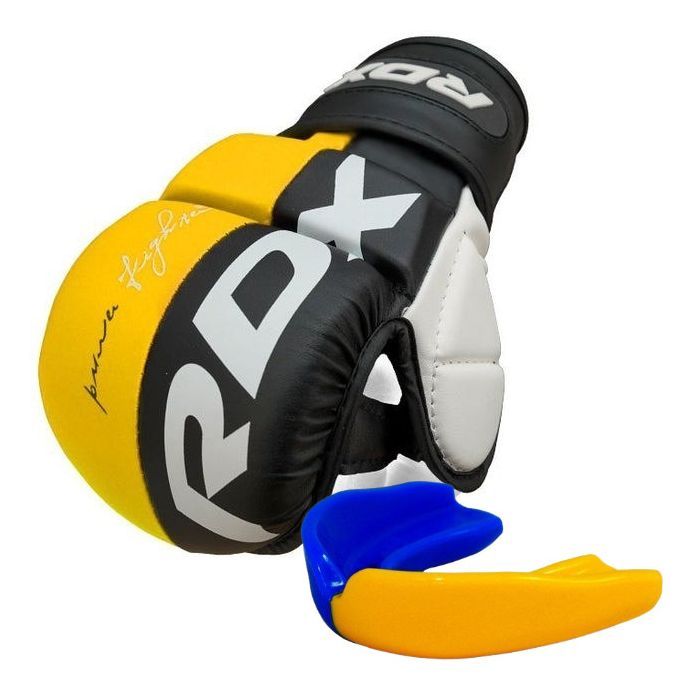 Рукавички для MMA RDX T6 Plus Rex Yellow XL (GGR-T6Y-XL+)