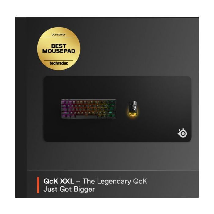 Коврик для мышки SteelSeries Qck XXL Black (63429) изображение 4