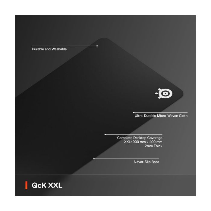 Коврик для мышки SteelSeries Qck XXL Black (63429) изображение 5