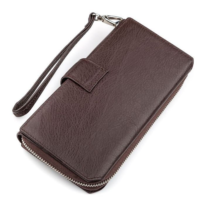 Гаманець ST Leather З натуральної шкіри Коричневий (18457) зображення 2