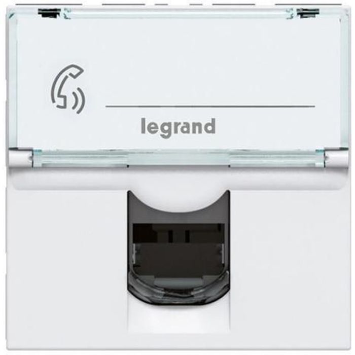 Комп'ютерна розетка LEGRAND Mosaic Rj45 Stp Кат6а 2мод Біл (076576)