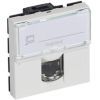 Комп'ютерна розетка LEGRAND Mosaic Rj45 Stp Кат6а 2мод Біл (076576) зображення 2