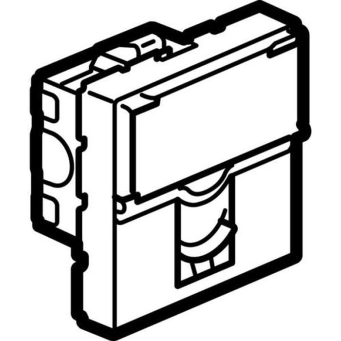 Комп'ютерна розетка LEGRAND Mosaic Rj45 Stp Кат6а 2мод Біл (076576) зображення 4