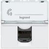 Комп'ютерна розетка LEGRAND Mosaic Rj45 Stp Кат6а 2мод Біл (076576)