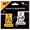 Закладки для книг Yes магнітні Не ускладнюй!, 2шт, жовта та біла (708126) зображення 2