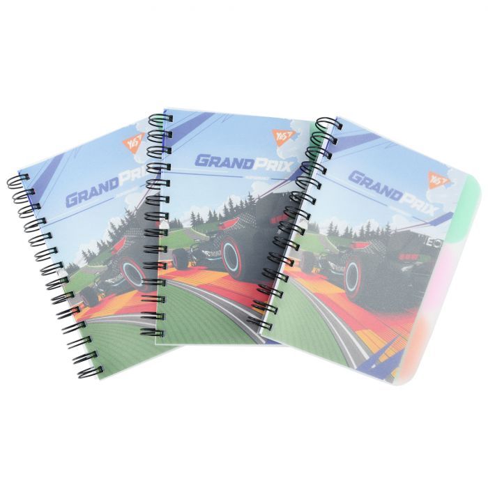 Блокнот Yes В6 Grand prix 144 листа пластиковая обложка (681983) изображение 2