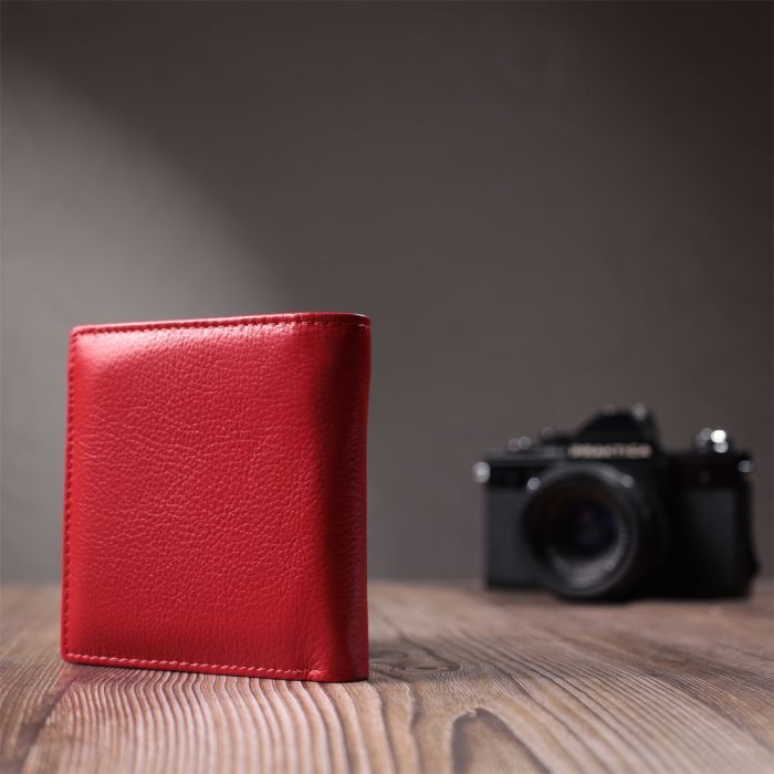 Портмоне ST Leather З натуральної шкіри Червоне (22723) зображення 10