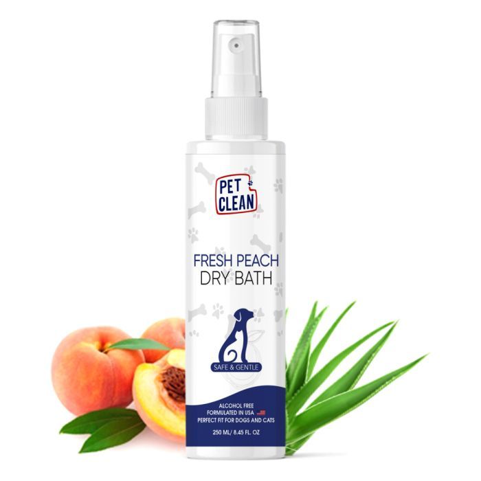 Шампунь для животных Pet Clean DRY BATH-FRESH PEACH с ароматом персика 250 мл (8939117888428)