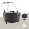 Котел туристический Groenberg Askja Pot 30 cm / 7 L Black (266017) (DAS303244) изображение 7