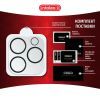 Стекло защитное Intaleo Camera Lens Apple Iphone 15 Pro/15 Pro Max Black (1283126576867) изображение 4