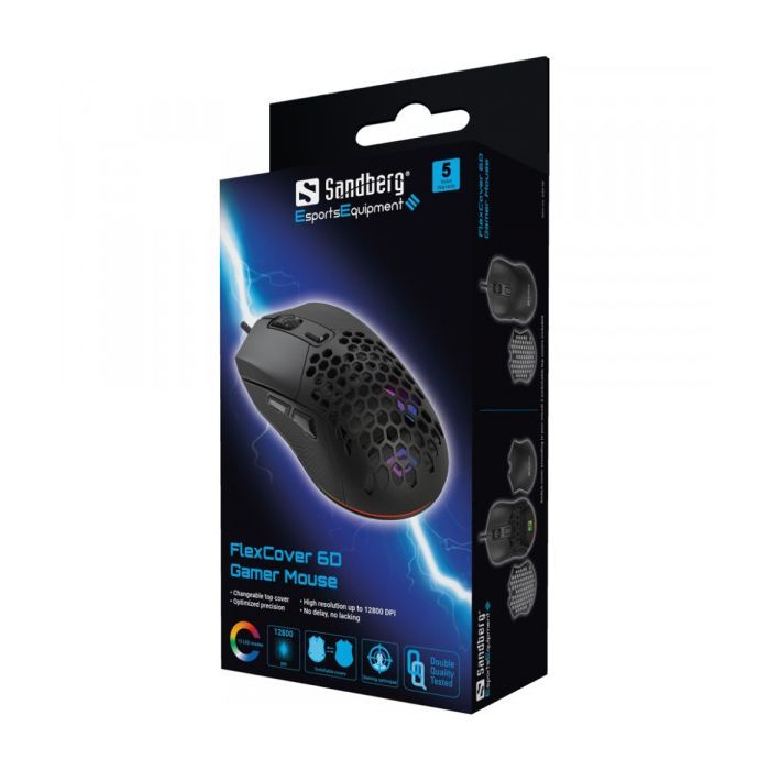 Мышка Sandberg FlexCover 6D Wireless Huano Black (640-28) изображение 5