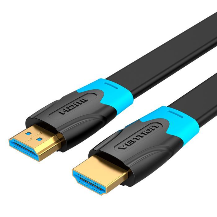 Кабель мультимедийный HDMI M to HDMI M 1.5m black Vention (AAKBG)