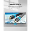 Кабель мультимедийный HDMI M to HDMI M 1.5m black Vention (AAKBG) изображение 4