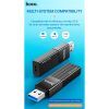Считыватель флеш-карт HOCO USB3.0 to microSD, microSDHC, microSDXC, SD, SDHC, SDXC, HB20 Black (6931474735218) изображение 7