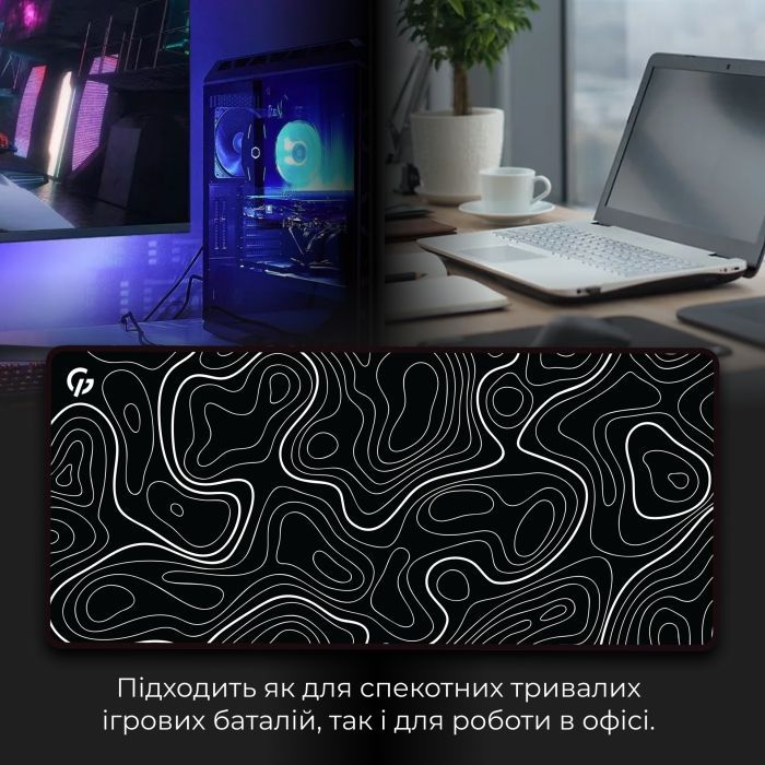 Коврик для мышки GamePro Speed/Control Black (MP275AB) изображение 7