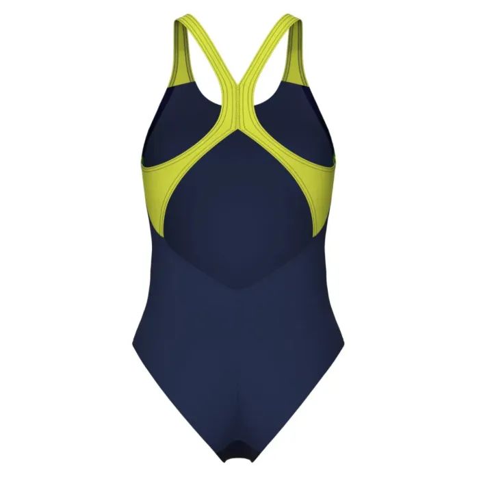 Купальник Arena Breath Swimsuit V Back Lb 008330-760 чорний, жовтий, зелений, синій 36 (3468337422037) зображення 8