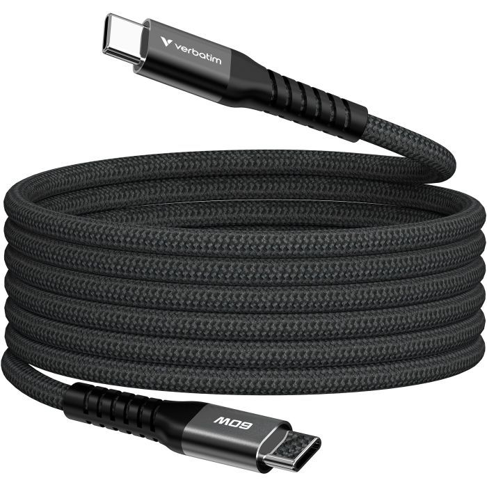 Дата кабель USB-C to USB-C 1.2m Magnetic 60W blue Verbatim (31852)