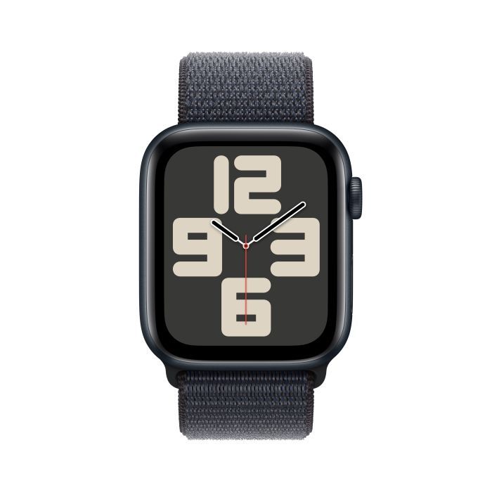 Смарт-годинник Apple Watch SE GPS + Cellular 40mm Midnight Aluminium Case with Ink Sport Loop (MXGA3QH/A) зображення 2