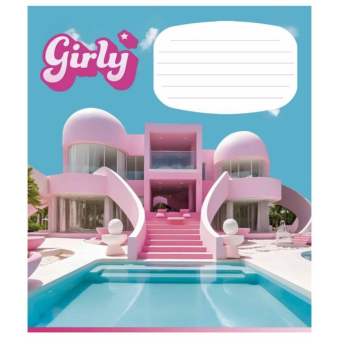 Тетрадь Школярик Girly 12 листов линия (012-3330L) изображение 3