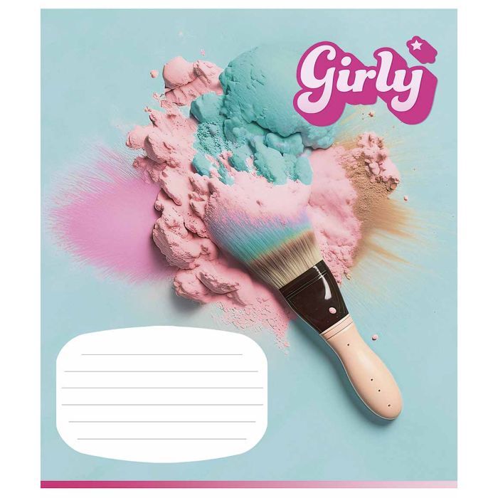 Тетрадь Школярик Girly 12 листов линия (012-3330L) изображение 4