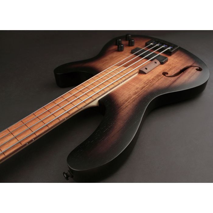 Бас-гітара Cort B4FL MHPZ (Open Pore Trans Black Burst) зображення 8
