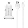 Зарядний пристрій BOROFONE BZ12A USB + cable USB to USB-C 1.0m White (BZ12A/TCW) зображення 3