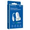 Зарядний пристрій BOROFONE BZ12A USB + cable USB to USB-C 1.0m White (BZ12A/TCW) зображення 7