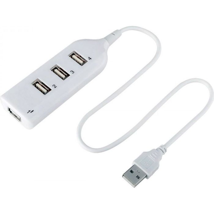Концентратор Voltronic USB 2.0 to 4xUSB white (DNS-HUB4-OW) изображение 2