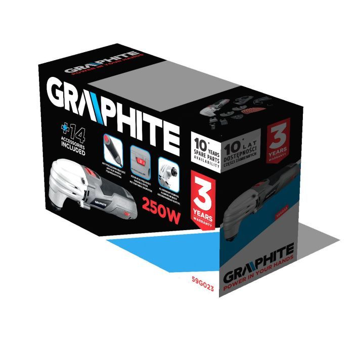 Гравер Graphite 250W, 15000-21000об/мин, кейс (59G023) изображение 17