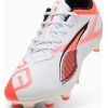 Бутсы Puma Ultra 5 Play Fg/Ag 108169-01 білий, помаранчевий 42 (4067983040276) изображение 4