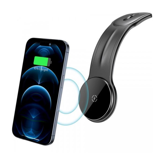 Универсальный автодержатель Acefast D21 Magnetic wireless Velcro (6974316282907) изображение 7