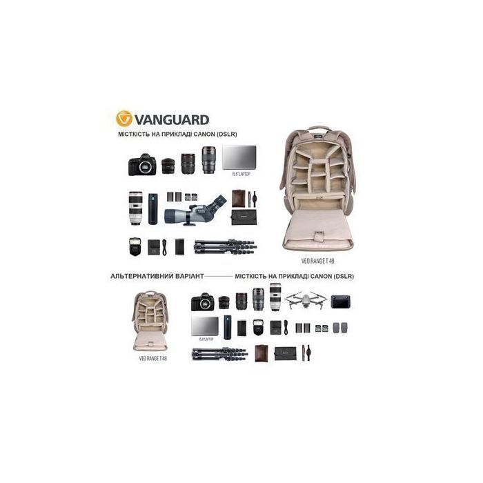 Фото-сумка Vanguard VEO Range T 48 Beige BG (DAS301772) изображение 5