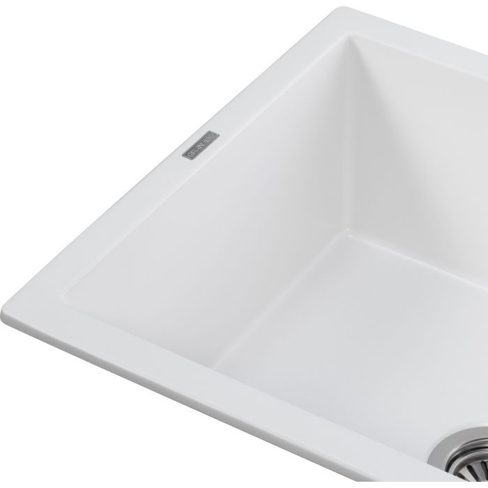 Мийка кухонна GRANADO NAVIA black shine з сифоном (775*495mm.) (gr3801) зображення 3
