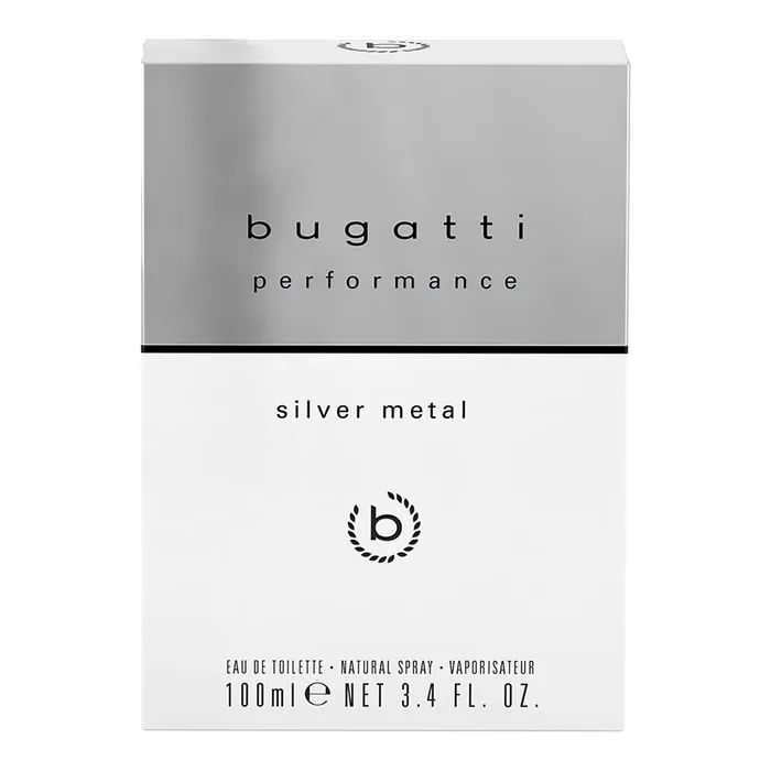 Туалетна вода Bugatti Perfomance Silver Metal 100 мл (4051395413155) зображення 3