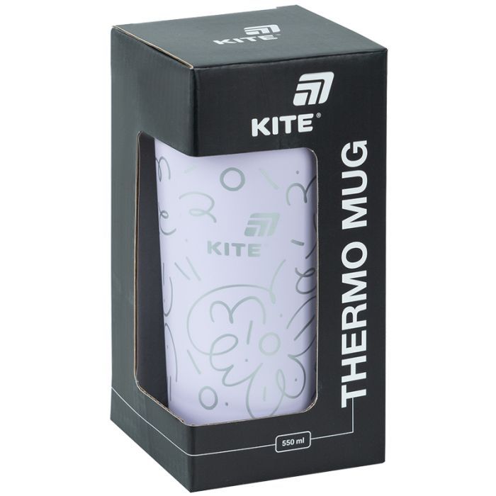 Термокружка Kite 550 мл, фіолетова (K25-1226-2) зображення 5