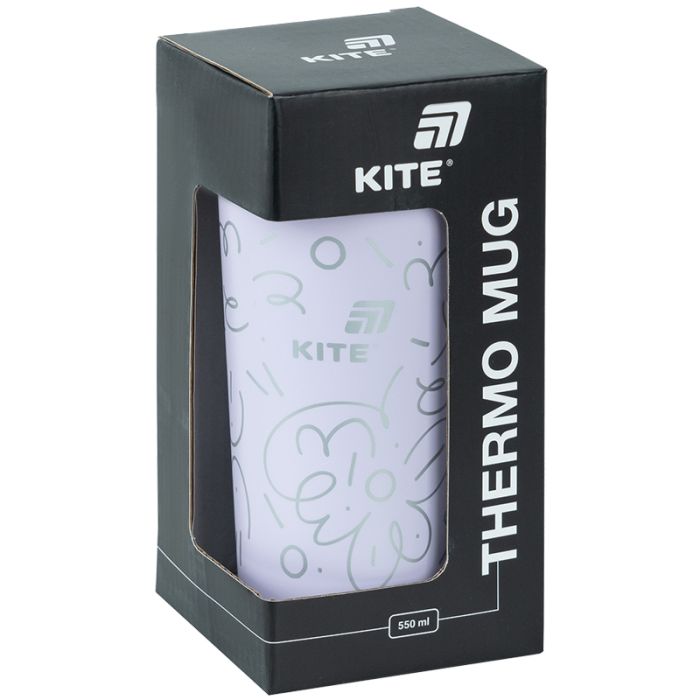 Термокружка Kite 550 мл, фіолетова (K25-1226-2) изображение 5